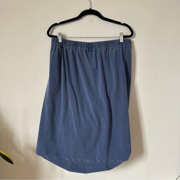 Ischiko by Oska Twisted Balloon Blue Cotton Blend Skirt Size 3 US 8/10 - Picture 4 of 7